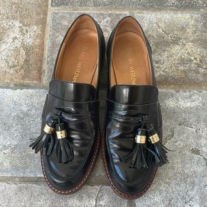 Stuart Weitzman Leather Loafers, size 7.5